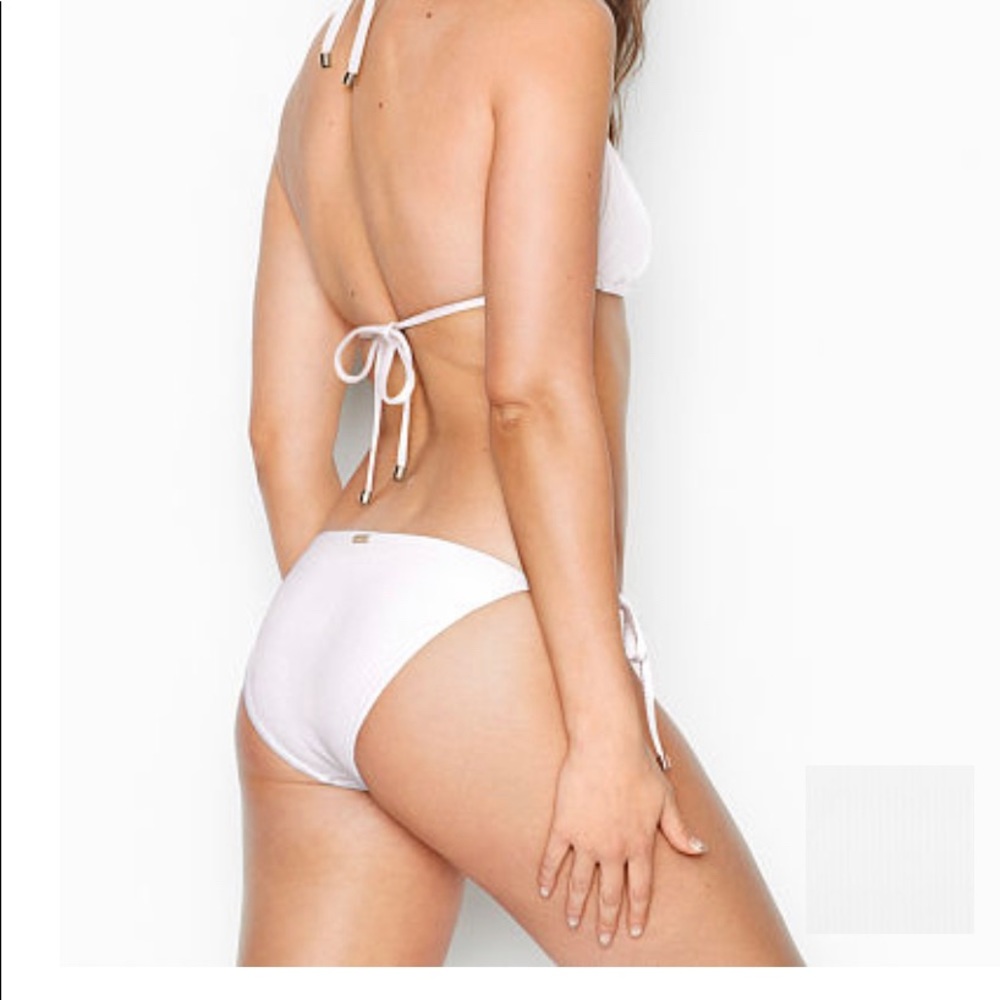 Victoria’s Secret Ribbed Low Rise Side Tie Bottom